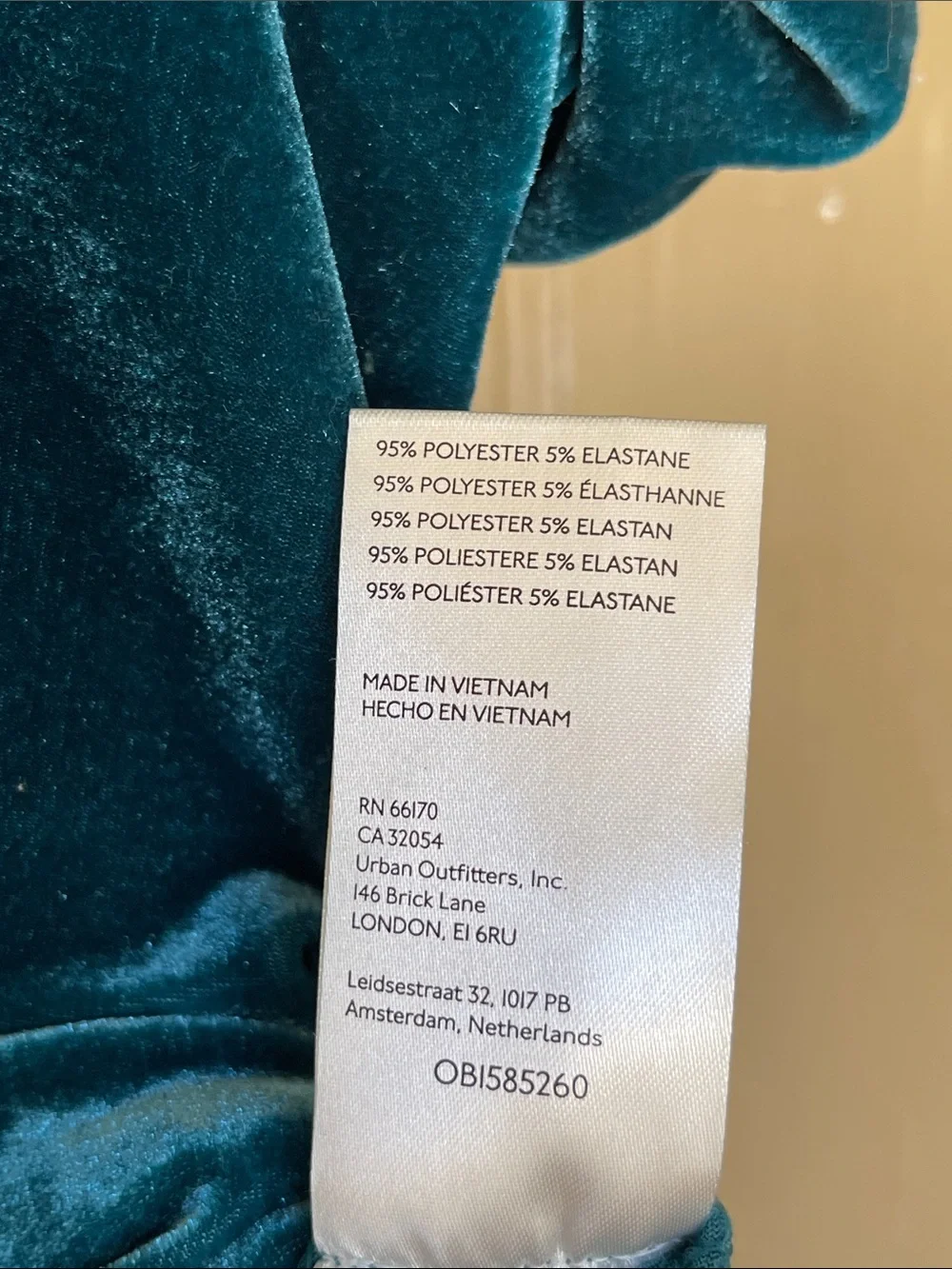 Free People luxurious teal